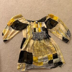 vintage sheer babydoll top